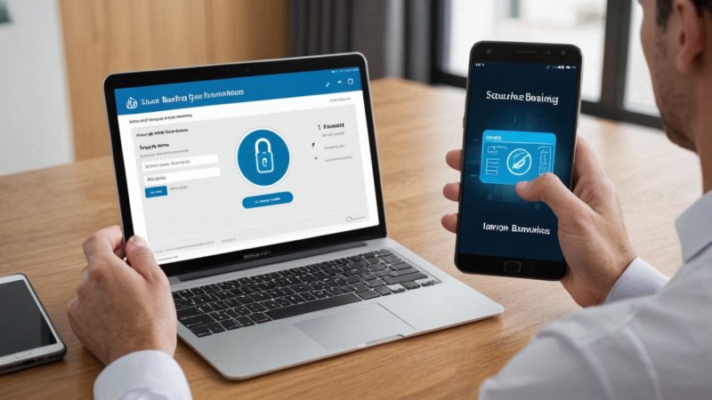 digital bankvirksomhet, cybersikkerhet, nettbank, finansiell sikkerhet, personlig økonomi