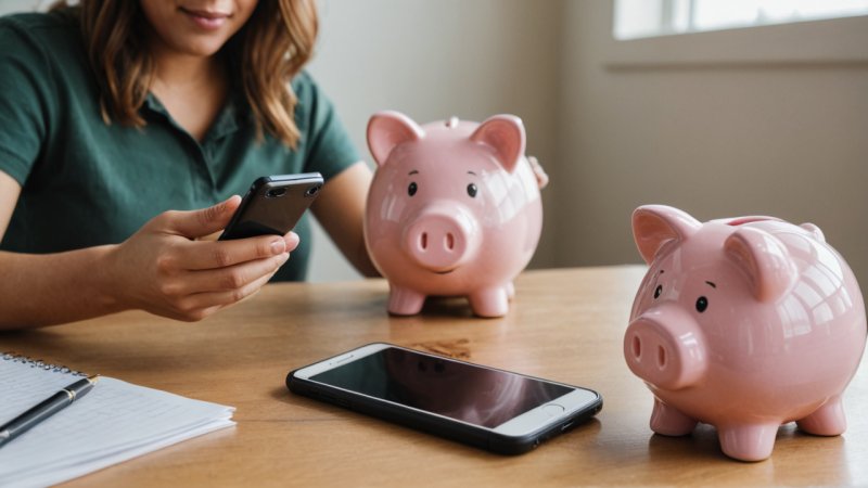 feriesparing, sparemetoder, digital bank, økonomisk forståelse, personlig økonomistyring