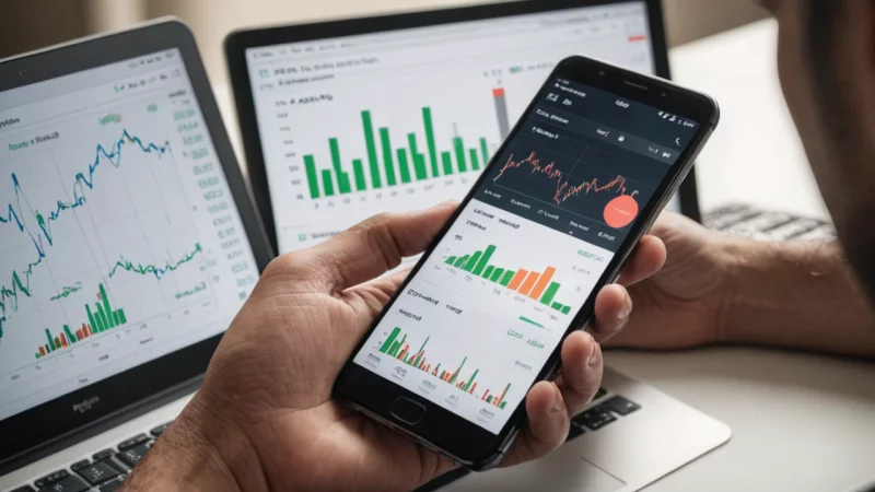 mobilbank, investeringsapper, finansiell sikkerhet, digital bankvirksomhet, personlig økonomistyring, fremtiden for bank