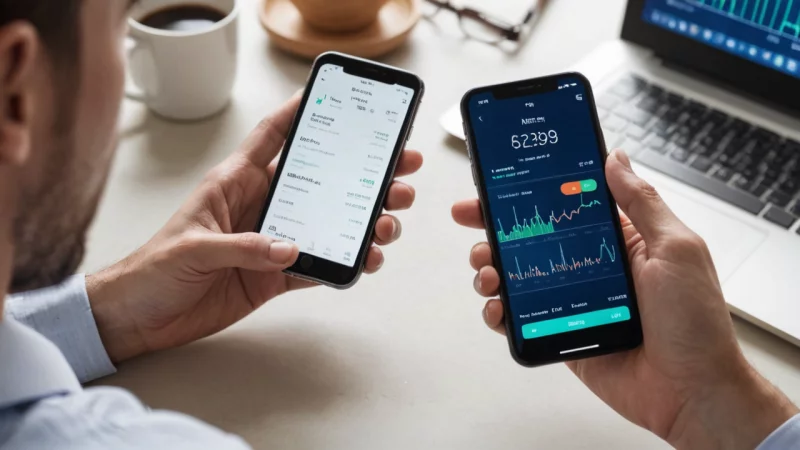 digitale investeringstjenester, nettinvestering, finans teknologi, investeringsapper, smart investering