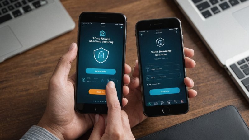 mobilbankapp sikkerhet, autentisering, datakryptering, phishing, brukerpersonvern, finansiell sikkerhet
