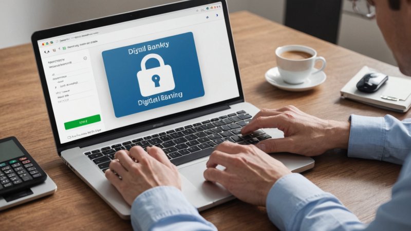 cybersikkerhet, nettbank, digital bank, finansiell sikkerhet, phishing