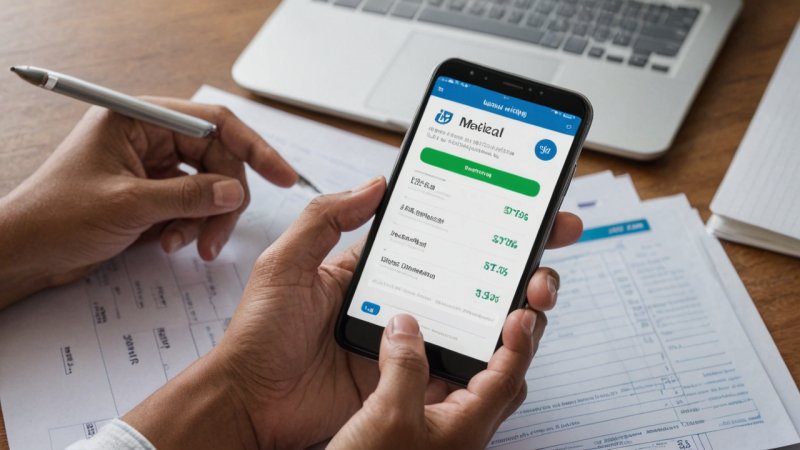 mobilbank, medisinske regninger, helseøkonomi, personlig økonomistyring, digital finans